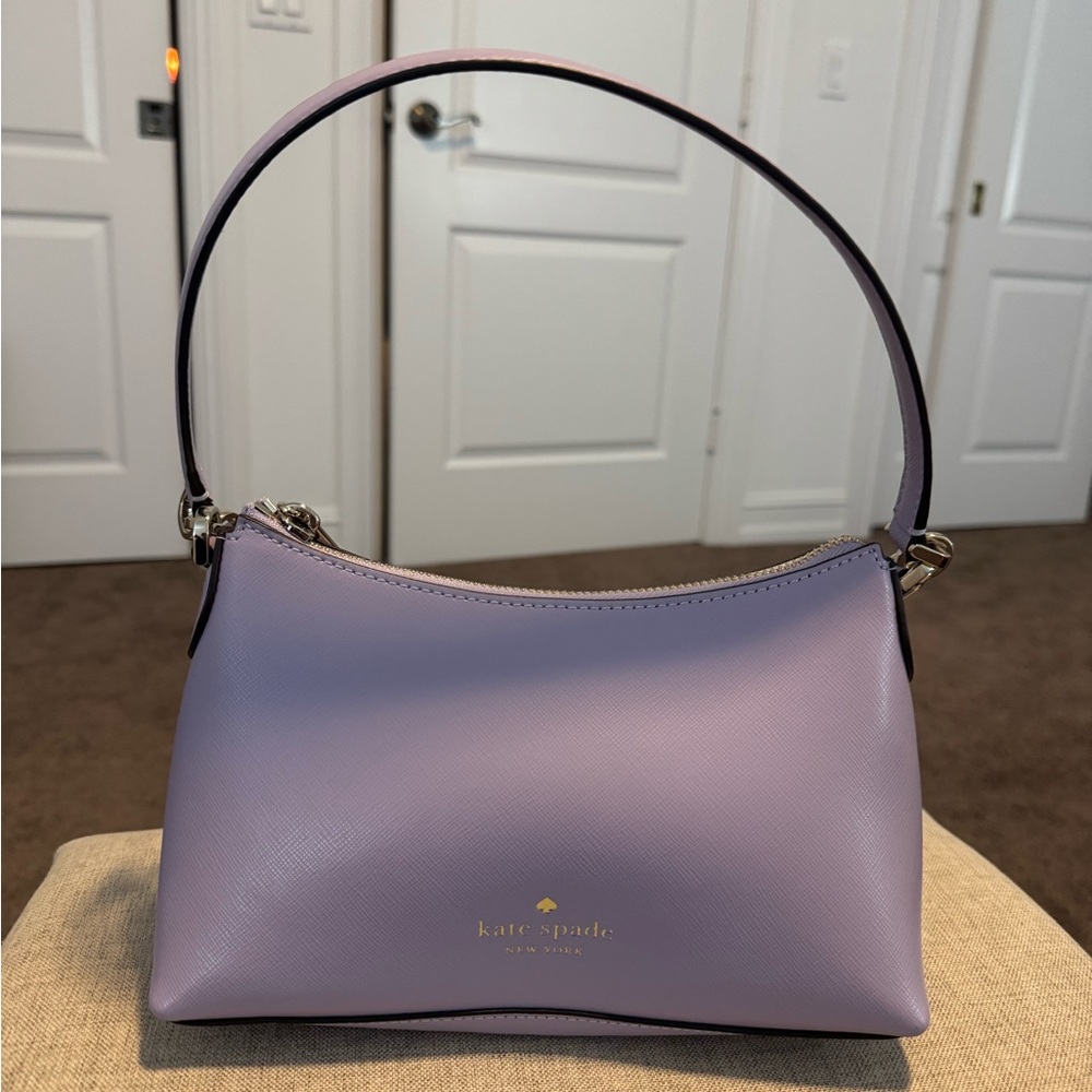 Kate Spade Purple Shoulder Bag with Sleek Design
